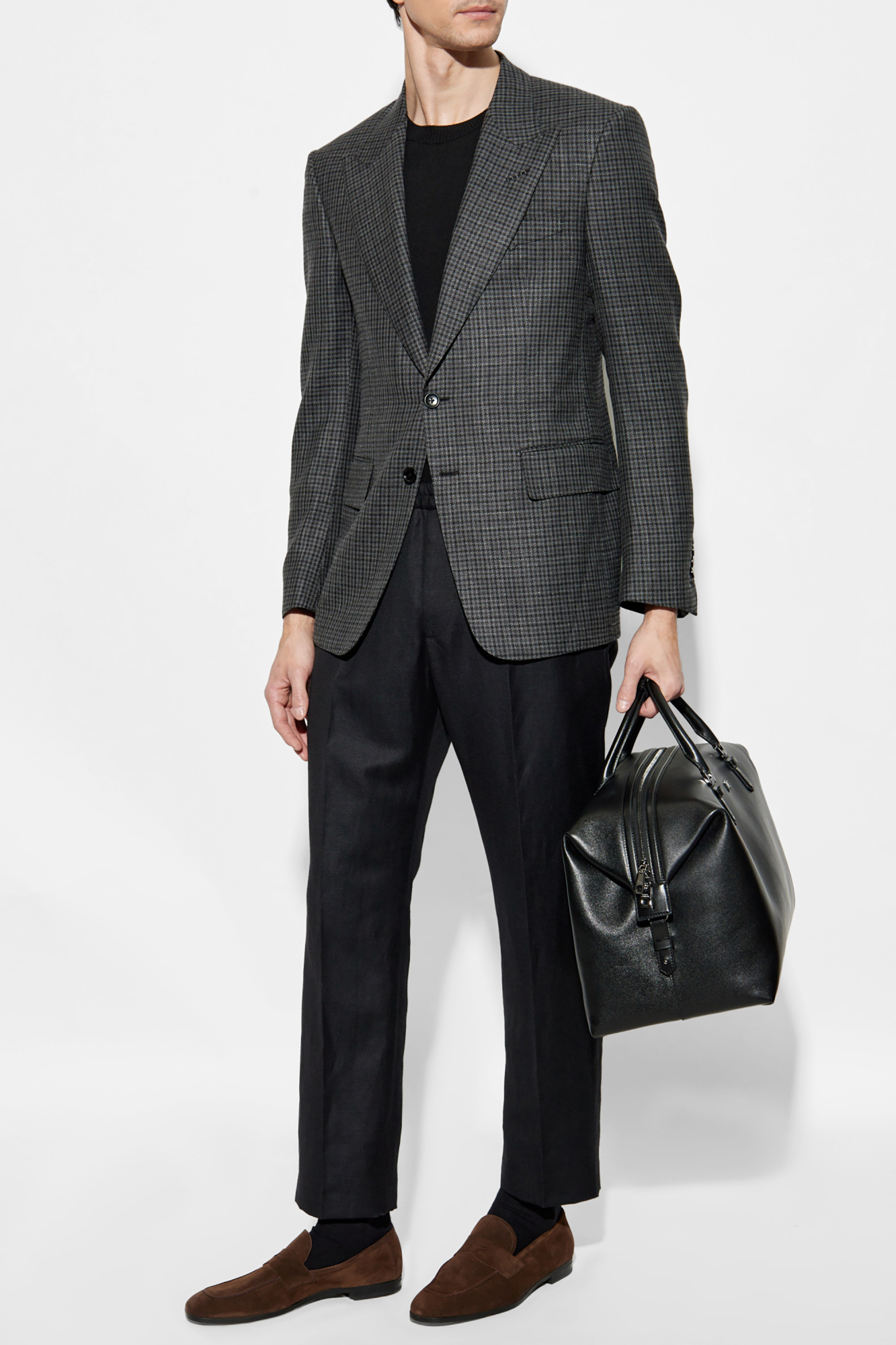 TOM FORD O'Connor Tapered Birdseye Textured-Wool Suit